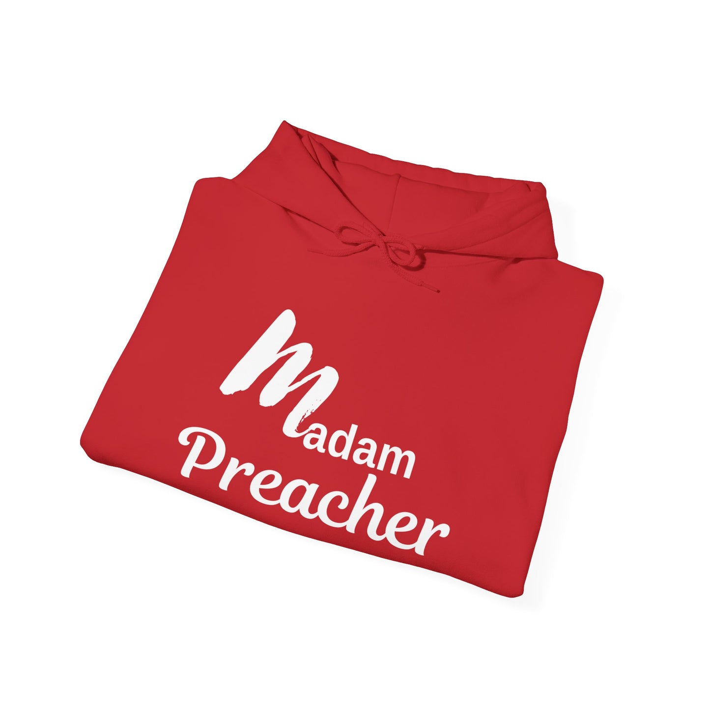 Madam Preacher Hoodie with white Letters Sweatshirt