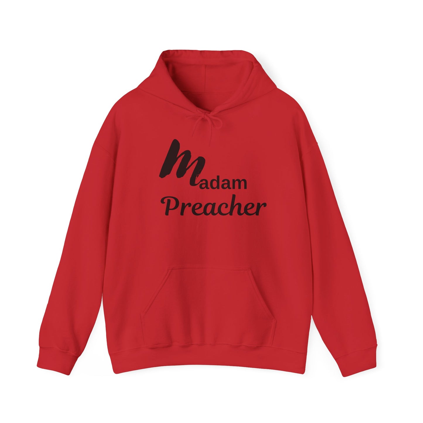 Madam Preacher Hooded Sweatshirt - Inspirational & Comfy Apparel for Religious Leaders