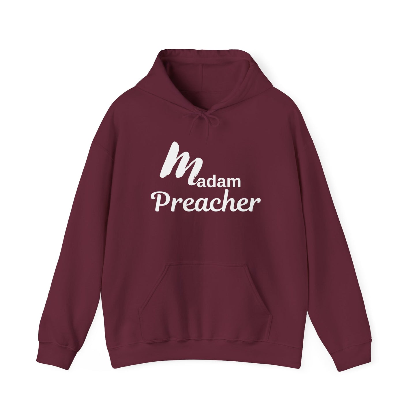 Madam Preacher Hoodie with white Letters Sweatshirt