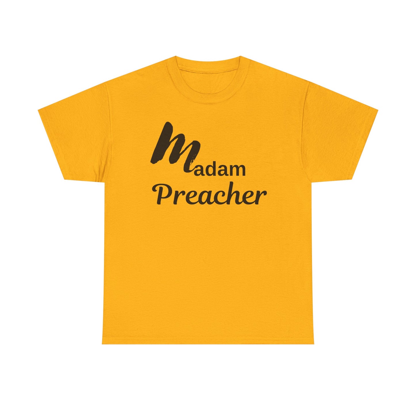 Madam Preacher Tee - with Black Letters