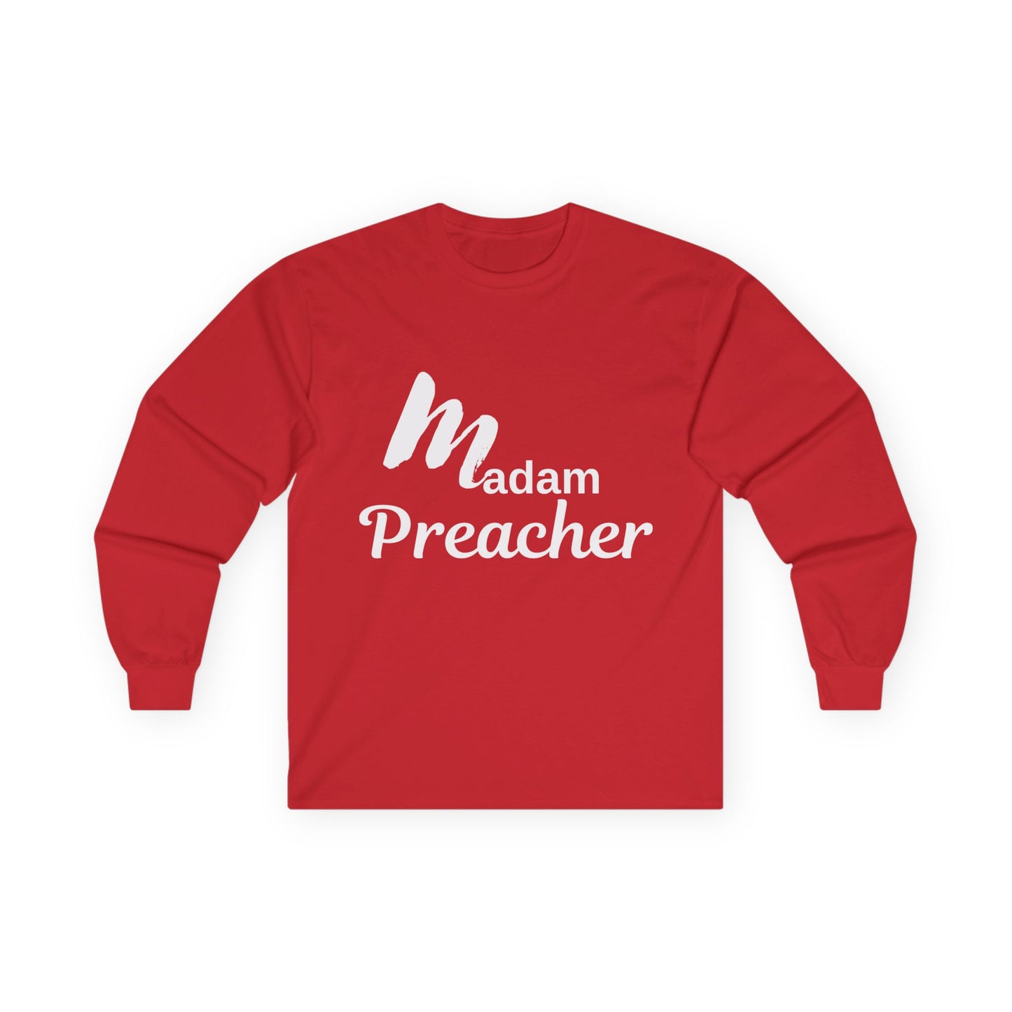 Madam Preacher Unisex Long Sleeve Tee - Faith & Inspiration Apparel