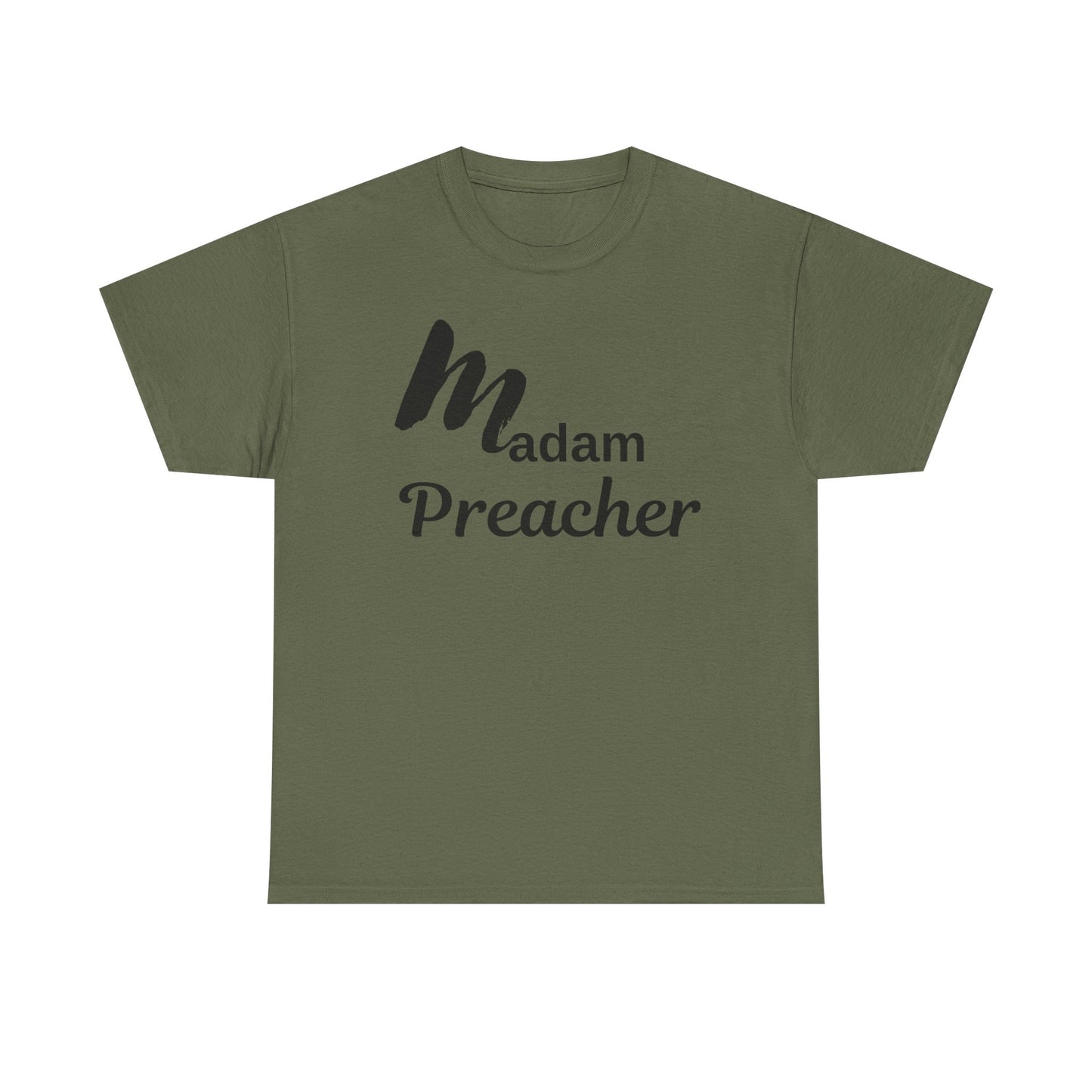 Madam Preacher Tee - with Black Letters