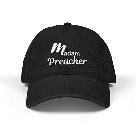 Madam Preacher Denim Hat (Embroidery)