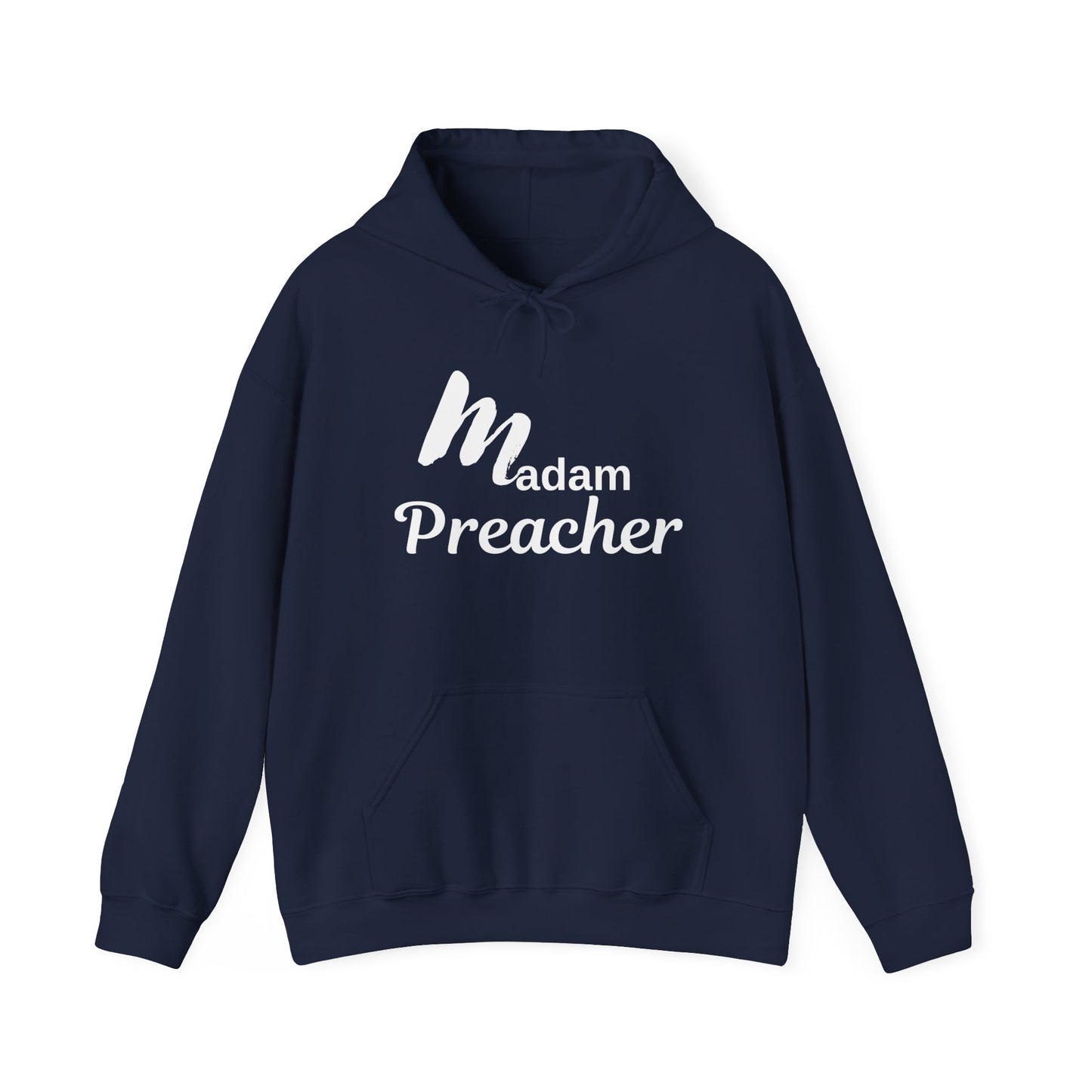 Madam Preacher Hoodie with white Letters Sweatshirt