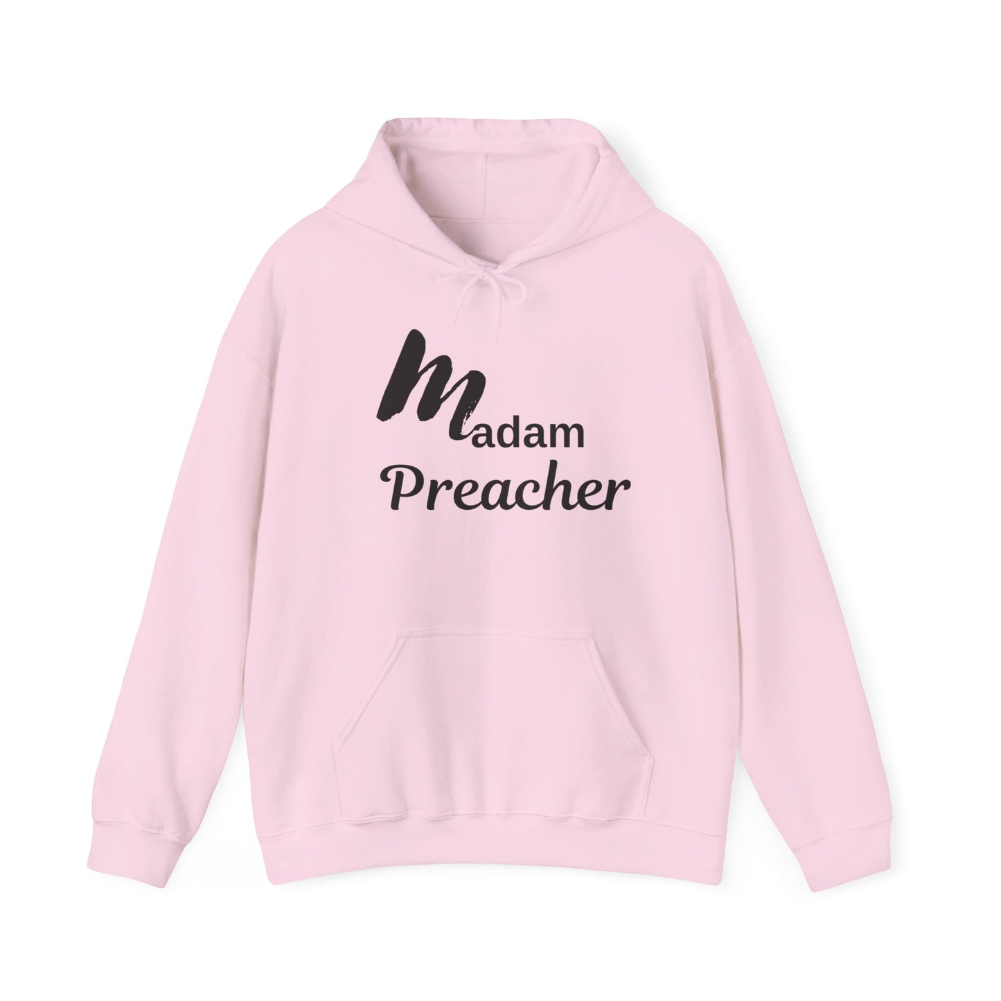 Madam Preacher Hooded Sweatshirt - Inspirational & Comfy Apparel for Religious Leaders