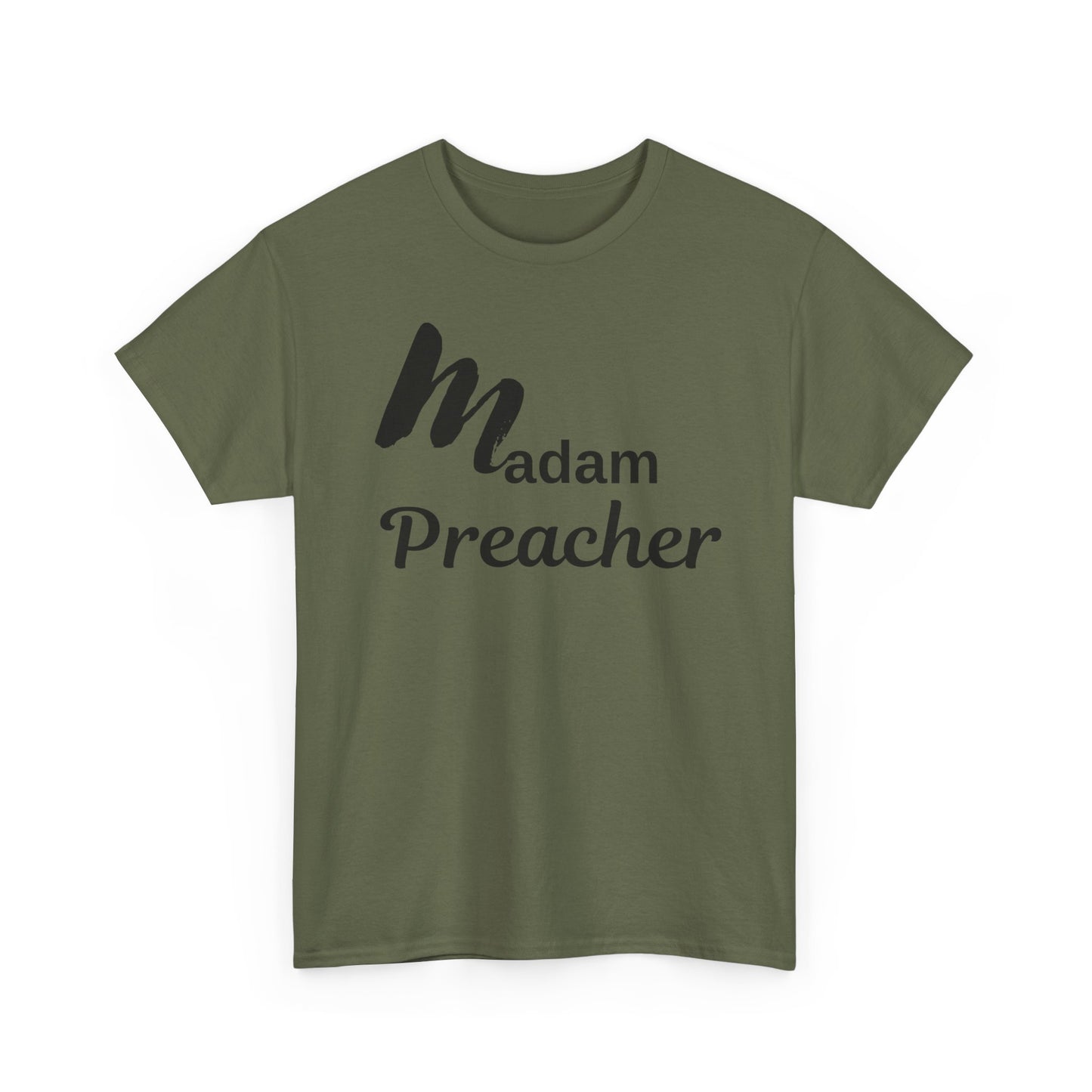 Madam Preacher Tee - with Black Letters