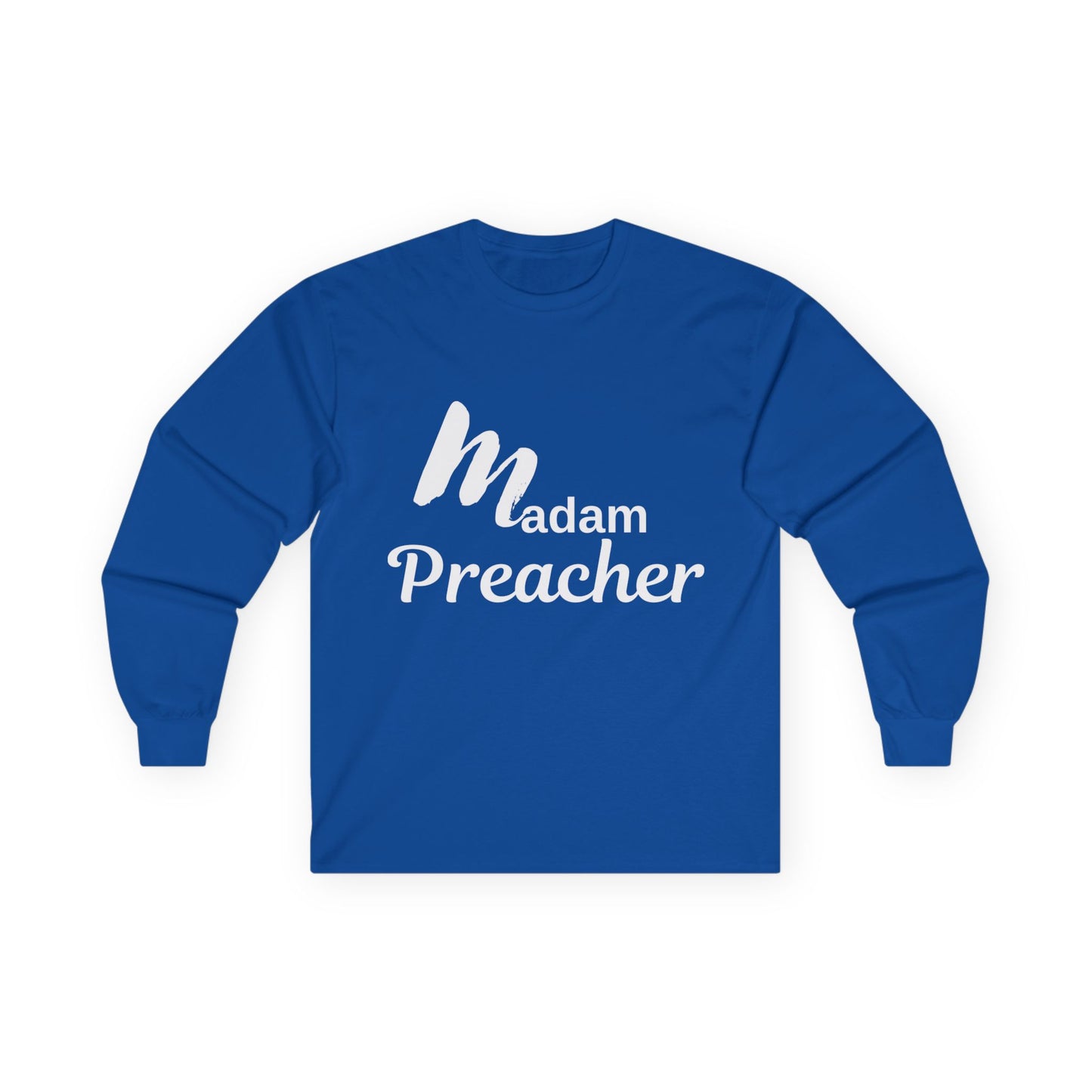 Madam Preacher Unisex Long Sleeve Tee - Faith & Inspiration Apparel