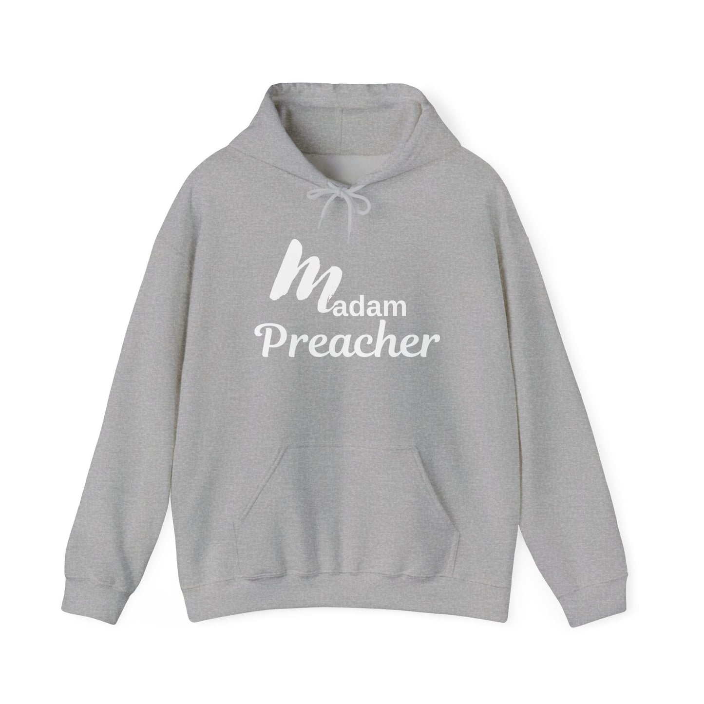 Madam Preacher Hoodie with white Letters Sweatshirt