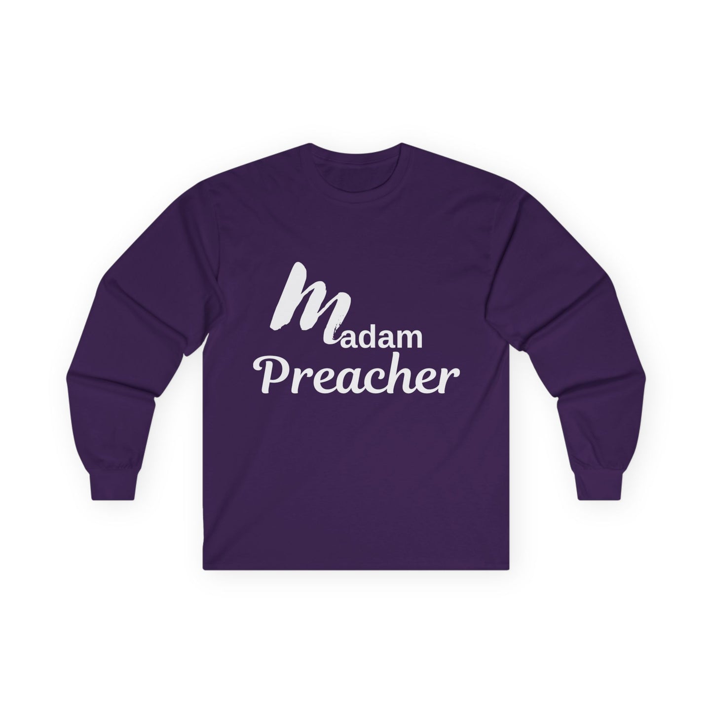 Madam Preacher Unisex Long Sleeve Tee - Faith & Inspiration Apparel