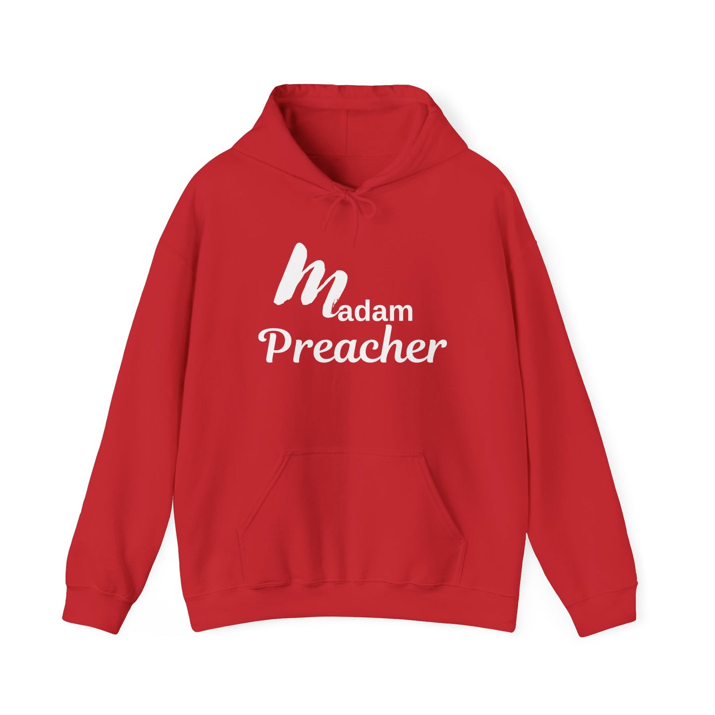 Madam Preacher Hoodie with white Letters Sweatshirt