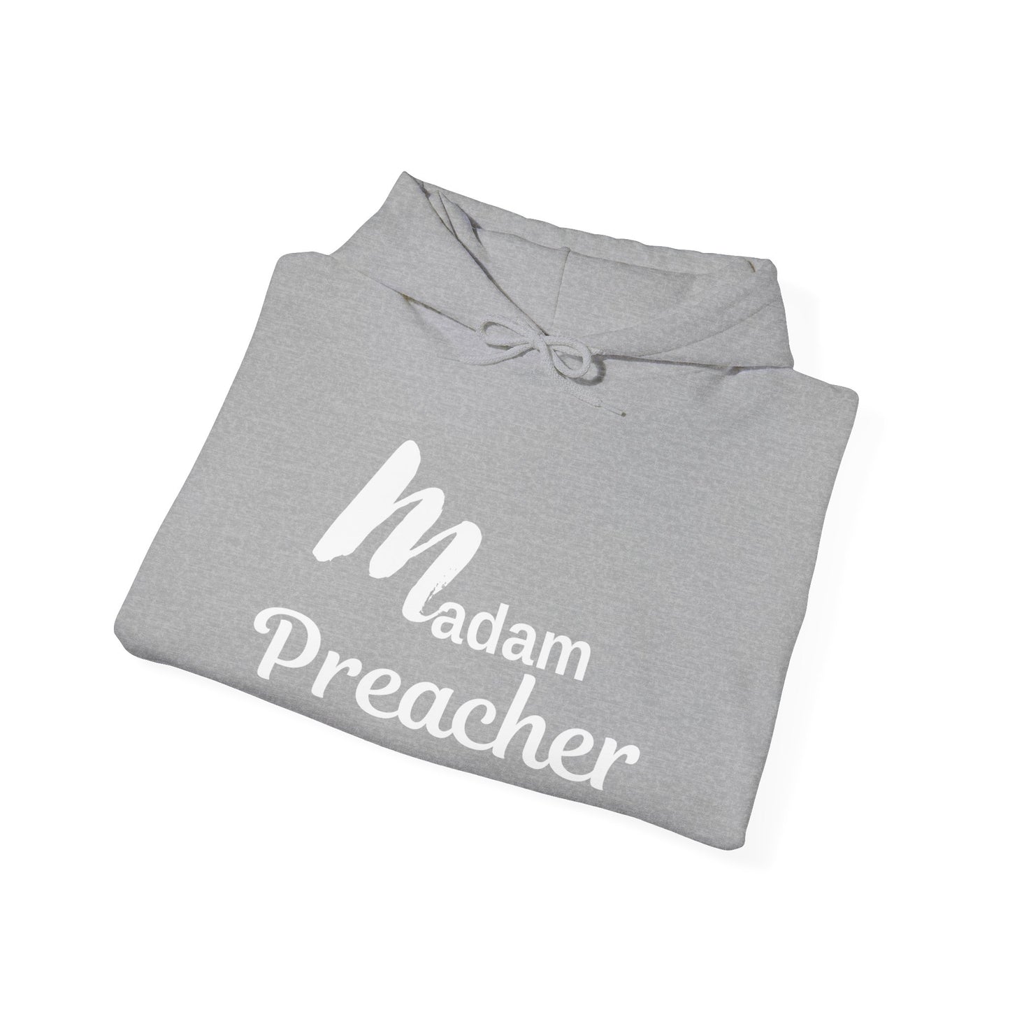 Madam Preacher Hoodie with white Letters Sweatshirt