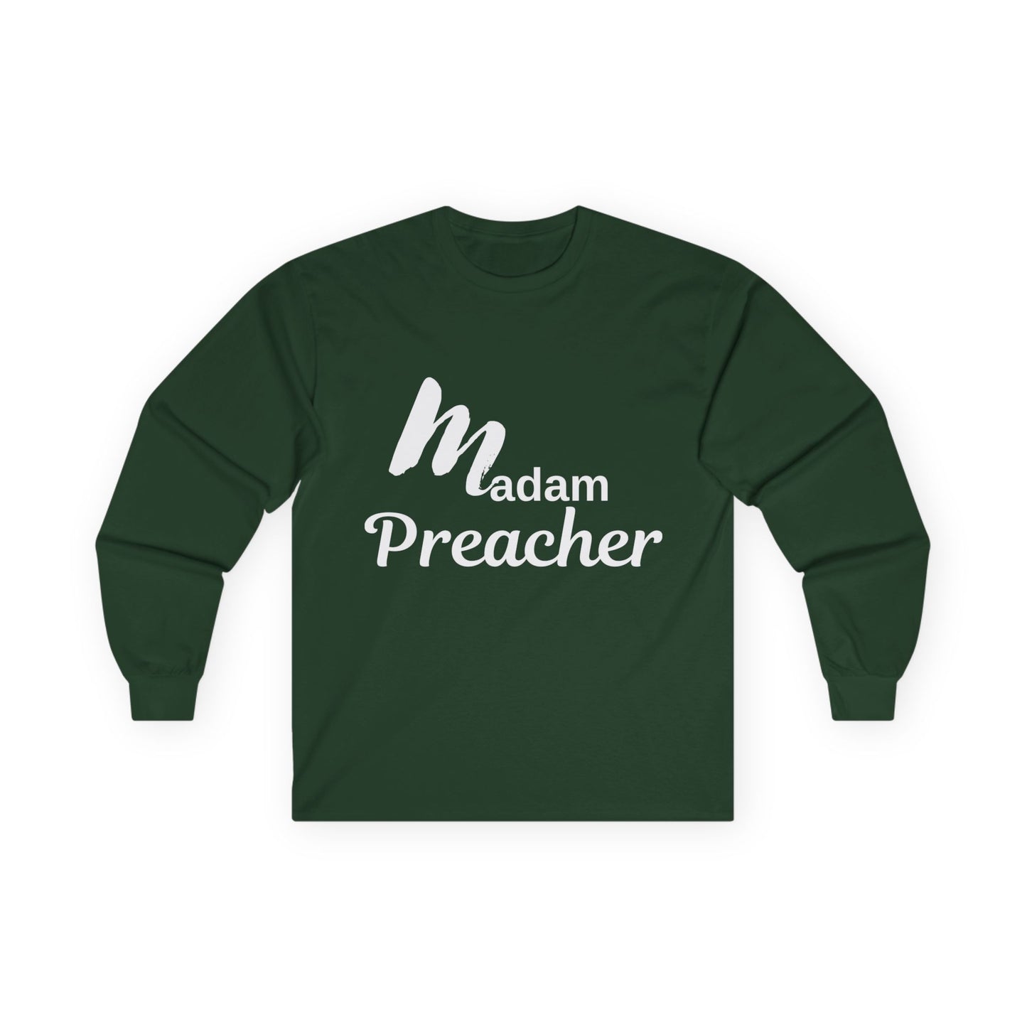 Madam Preacher Unisex Long Sleeve Tee - Faith & Inspiration Apparel